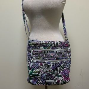 Vera Bradley purple floral crossbody